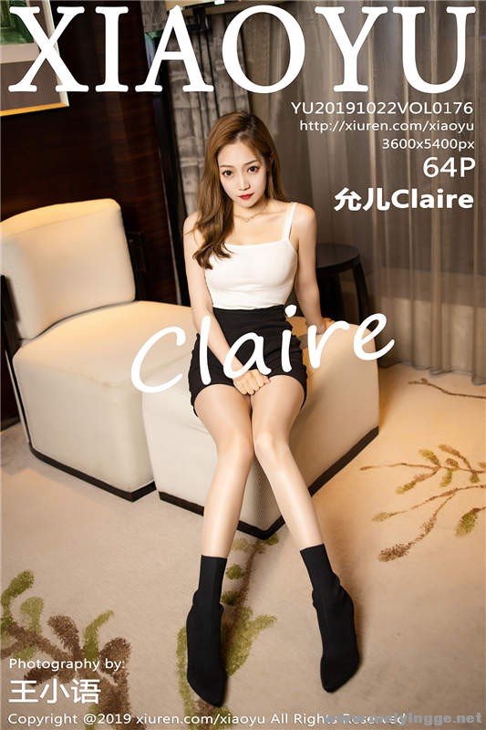 [XIAOYUﻭ] 2019.10.22 Vol.176 ޳ ʶClaire 1